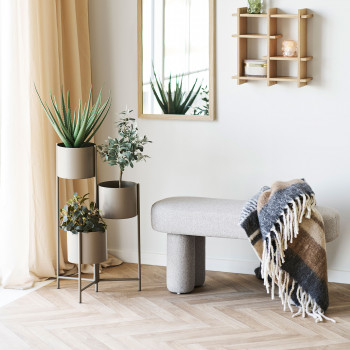 Weston - Banc en tissu L95cm