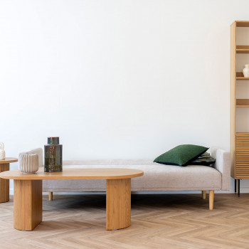 Kells - Canapé convertible 3,5 places en tissu