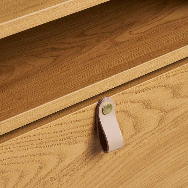 Barco - Meuble à chaussures 2 portes en bois et métal L62cm