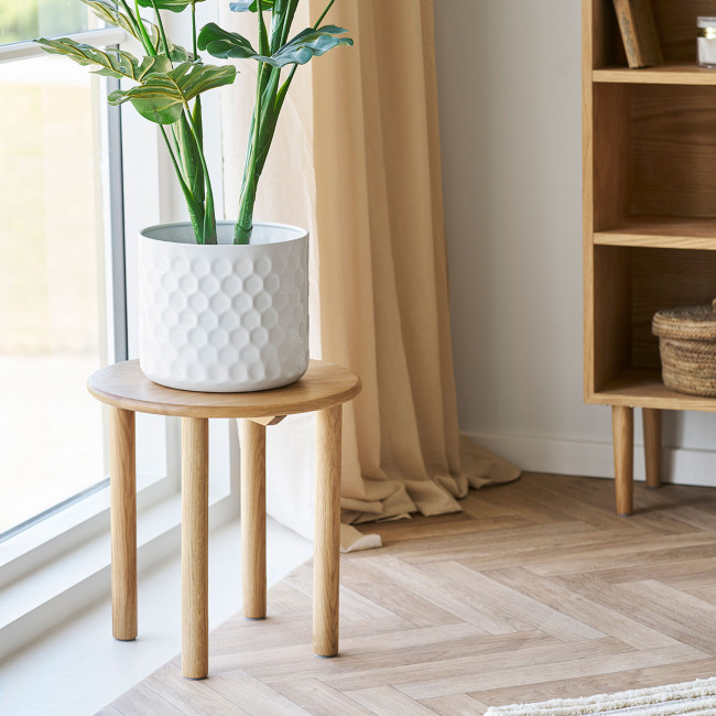 Jena - Table d'appoint ronde en bois ø40cm