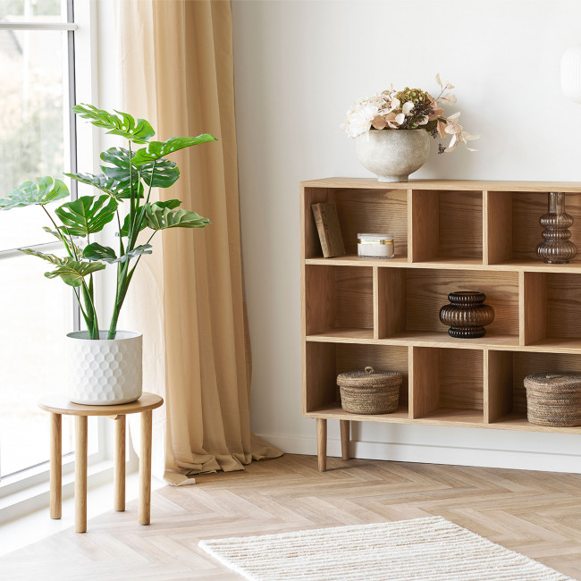 Jena - Table d'appoint ronde en bois ø40cm