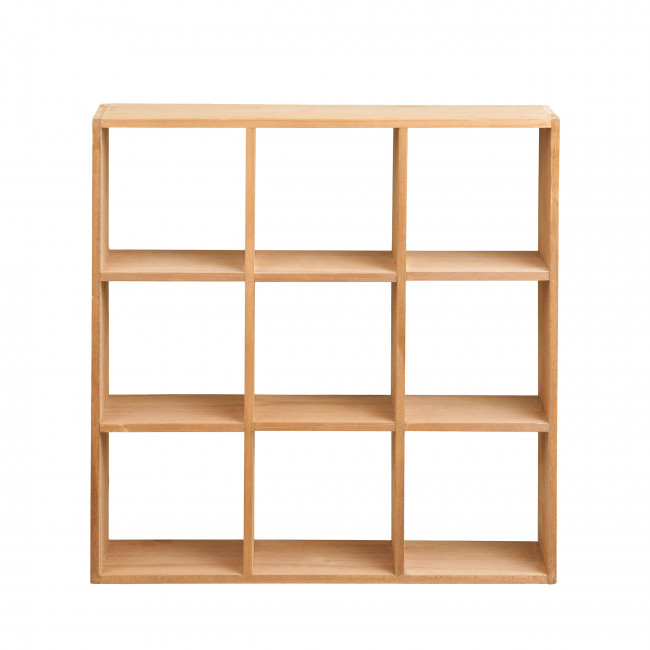 Moss - Étagère murale carrée en bois 46x46cm