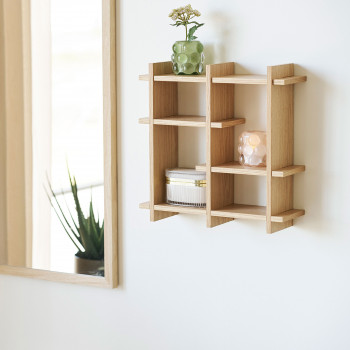 Olsberg - Étagère murale en bois 40x40cm