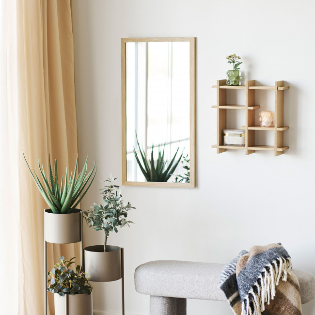 Olsberg - Étagère murale en bois 40x40cm