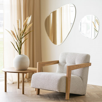 Devonport - Miroir organique 50x50cm