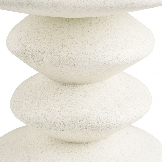 Blackburn - Table d'appoint ronde en fibre d'argile ø36cm