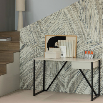 Nex julius - Bureau en bois et métal avec tiroir