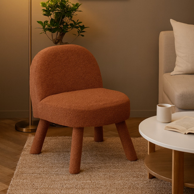 Abica - Fauteuil en tissu chenille