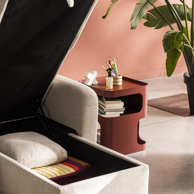 Karry - Petit meuble de rangement en métal H50cm