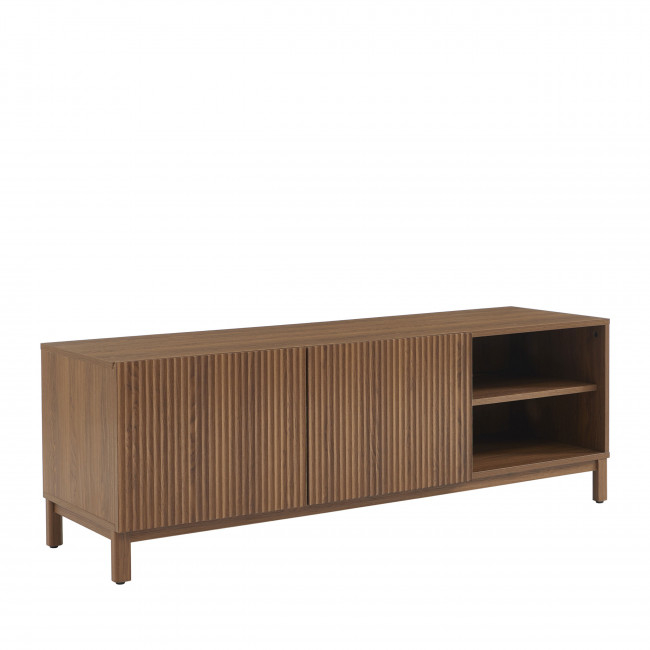 Belly - Meuble TV 2 portes en bois L140cm