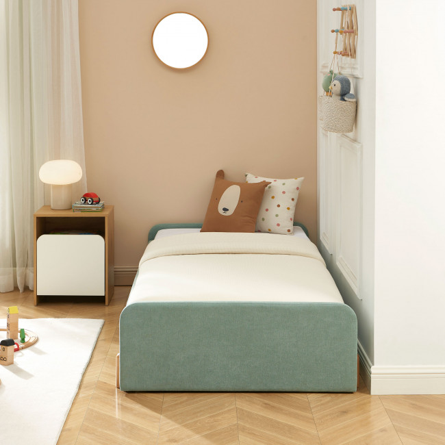 Leona - Lit enfant en tissu 90x190cm