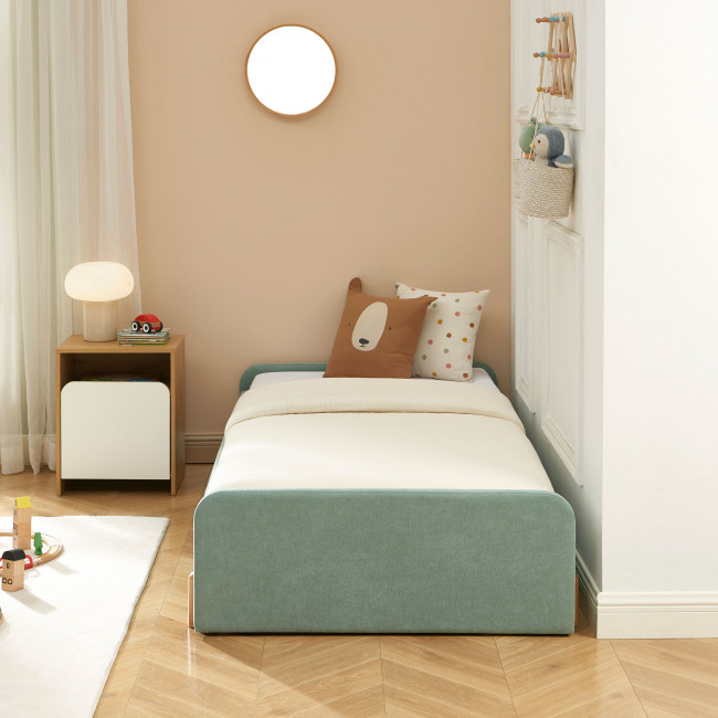 Leona - Lit enfant en tissu 90x190cm