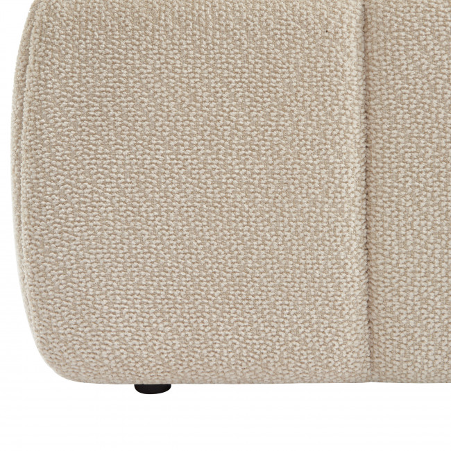 Romeo - Lit coffre en tissu chenille 160x200cm