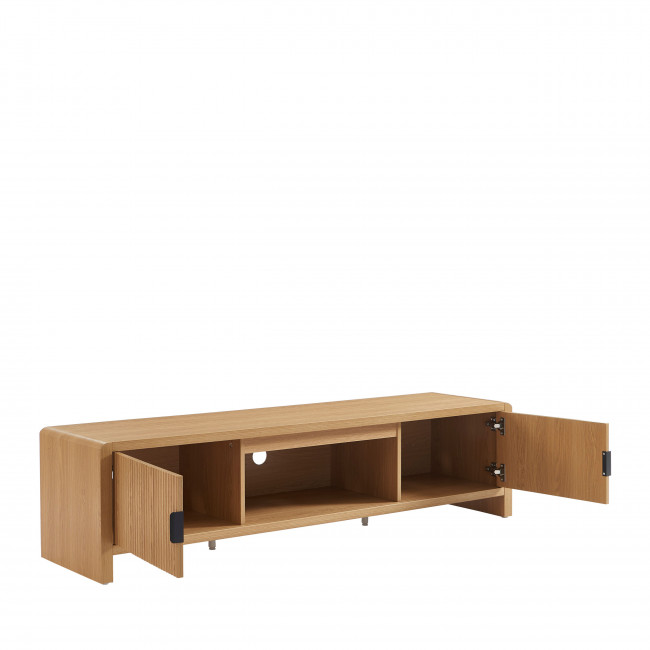 Paula - Meuble TV 2 portes en bois L160cm