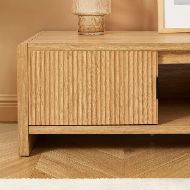 Paula - Meuble TV 2 portes en bois L160cm