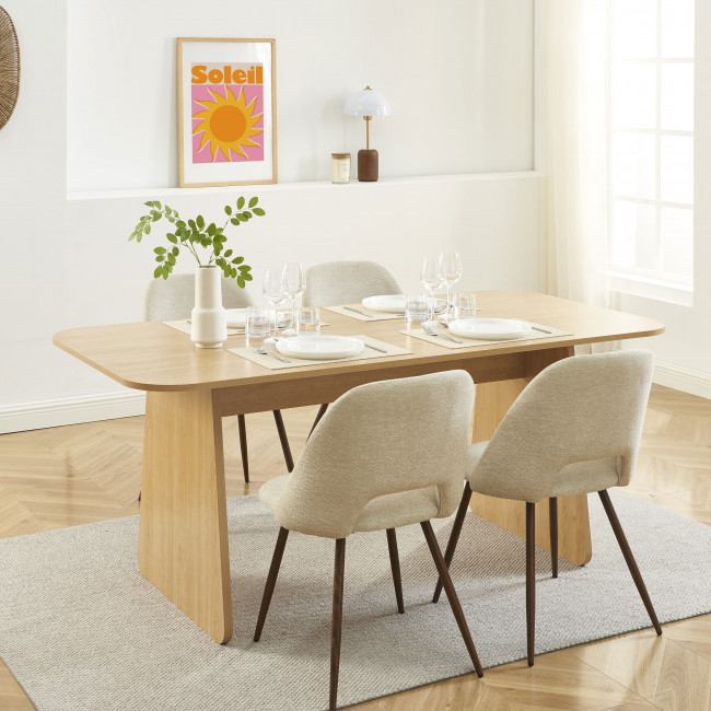 Noah - Table à manger 6 personnes en bois