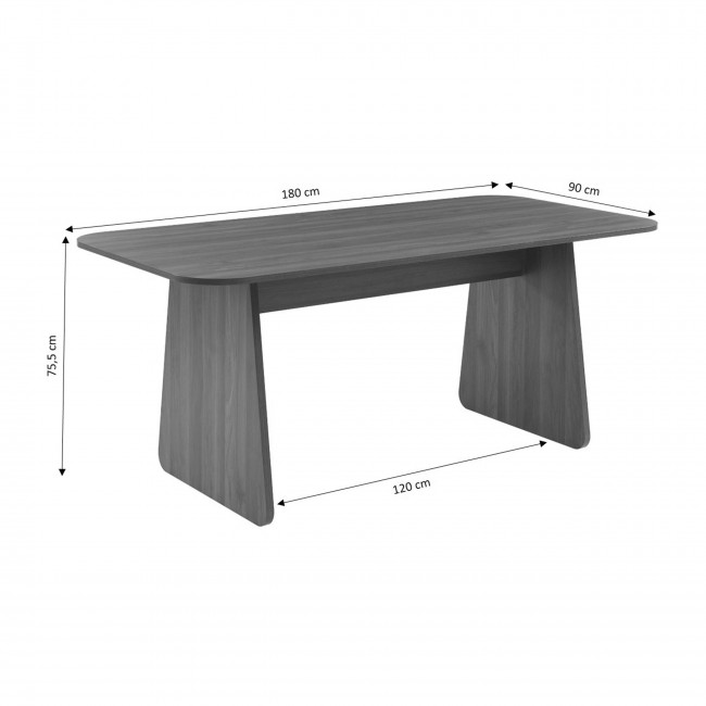 Noah - Table à manger 6 personnes en bois