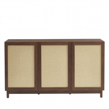 Estela - Buffet 3 portes en bois L140cm