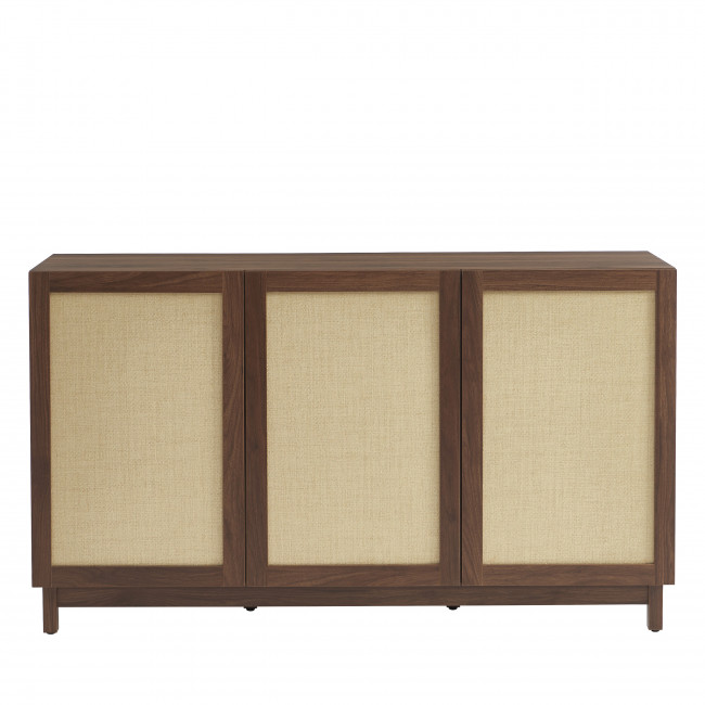 Estela - Buffet 3 portes en bois L140cm