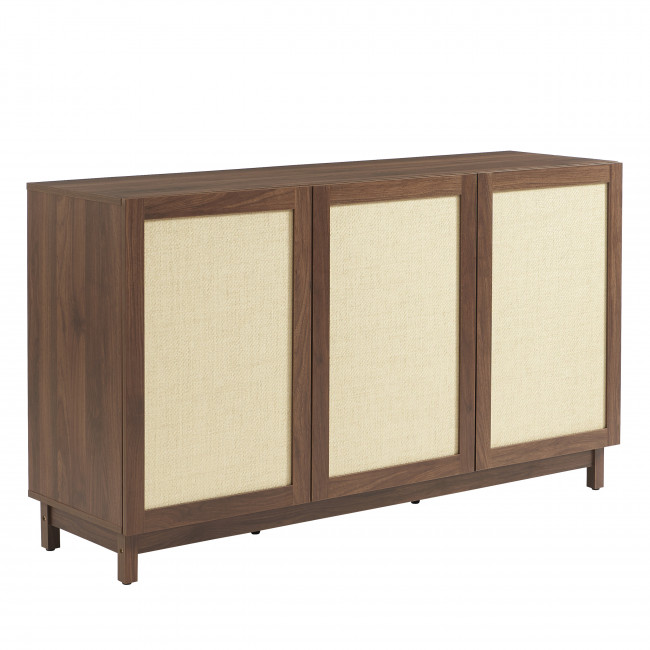 Estela - Buffet 3 portes en bois L140cm