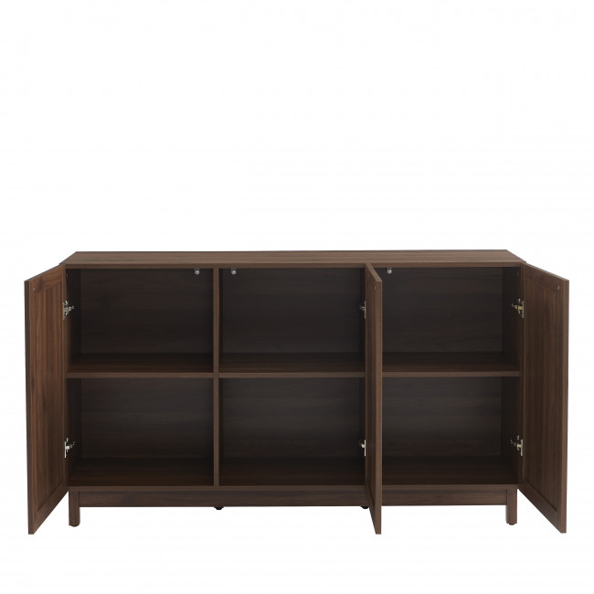 Estela - Buffet 3 portes en bois L140cm