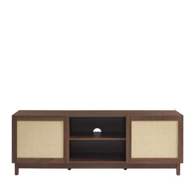 Estela - Meuble TV 2 portes en bois L150cm