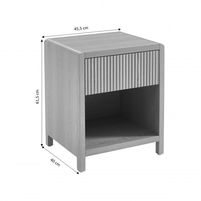 Paula - Table de chevet 1 tiroir en bois