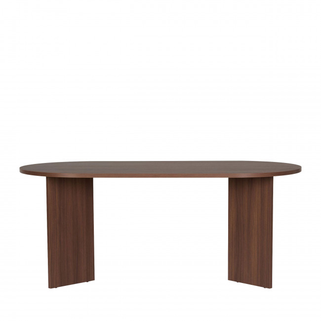 Sam - Table à manger 8 personnes ovale en bois