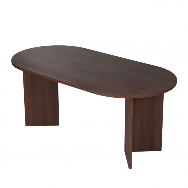 Sam - Table à manger 8 personnes ovale en bois