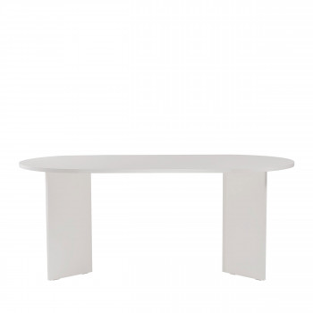 Sam - Table à manger 8 personnes ovale en bois