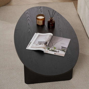 Oris - Table basse organique en bois 120x65cm