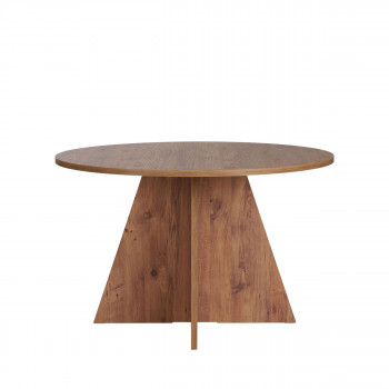 Naro - Table à manger 4 personnes ronde en bois