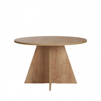 Naro - Table à manger 4 personnes ronde en bois