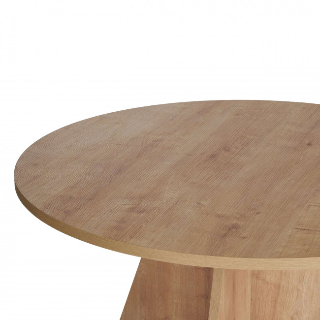 Naro - Table à manger 4 personnes ronde en bois
