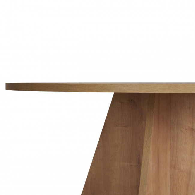 Naro - Table à manger 4 personnes ronde en bois