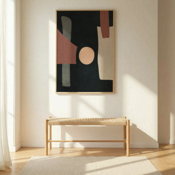 Victor - Banc en corde tressée et bois L90cm