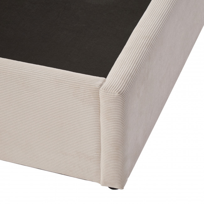 Cama - Lit coffre en velours côtelé 180x200cm