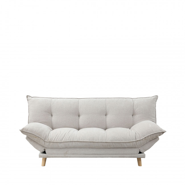 Luma - Canapé convertible 3 places en tissu chenille