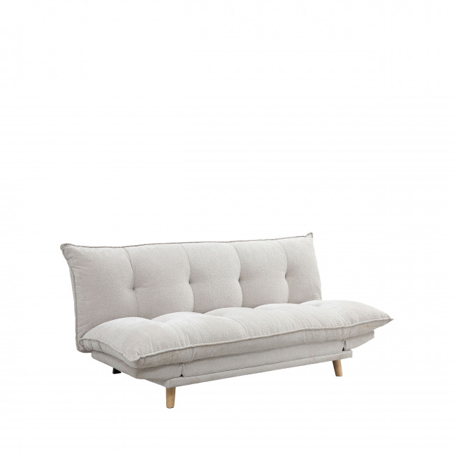 Luma - Canapé convertible 3 places en tissu chenille