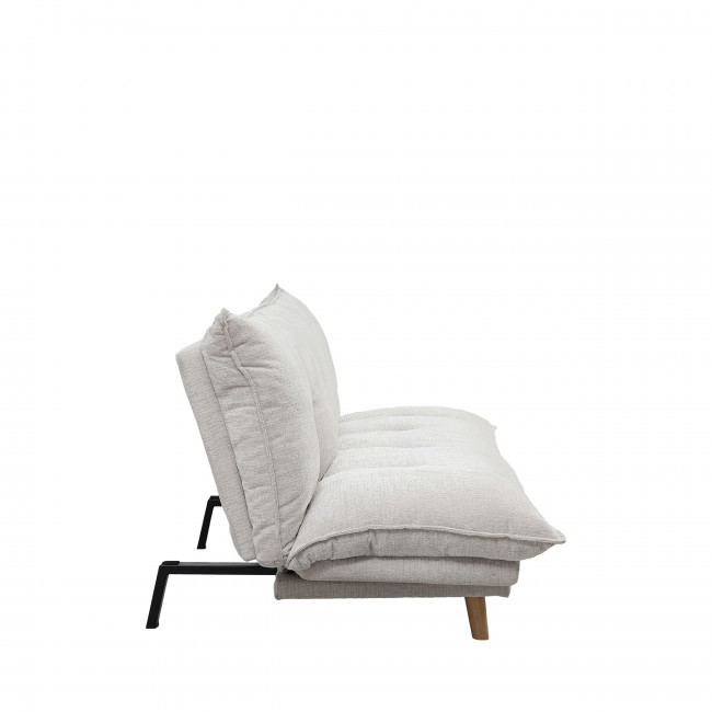 Luma - Canapé convertible 3 places en tissu chenille
