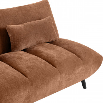 Peco - Canapé convertible 3 places en tissu chenille