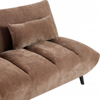 Peco - Canapé convertible 3 places en tissu chenille