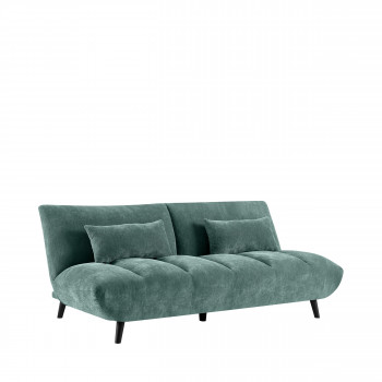 Peco - Canapé convertible 3 places en tissu chenille