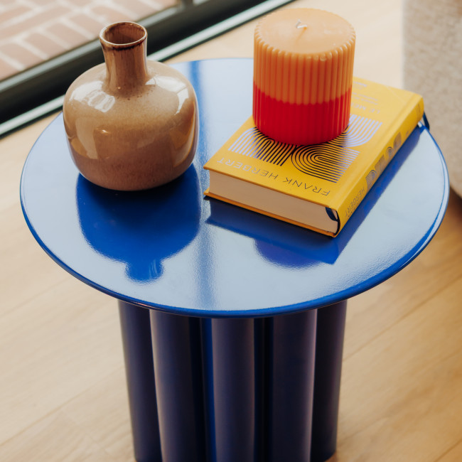 Leon - Table d'appoint ronde en aluminium ø43cm