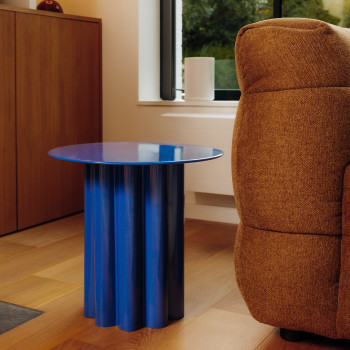 Leon - Table d'appoint ronde en aluminium ø43cm