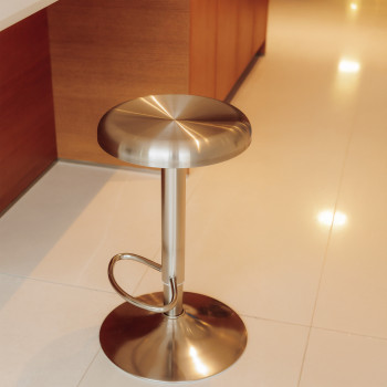Pop - Tabouret de bar réglable en métal H60-81cm