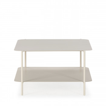 Judith - Table basse en métal à double plateau