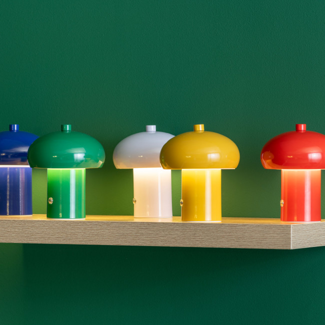 Retro Seta - Lampe de table champignon en métal