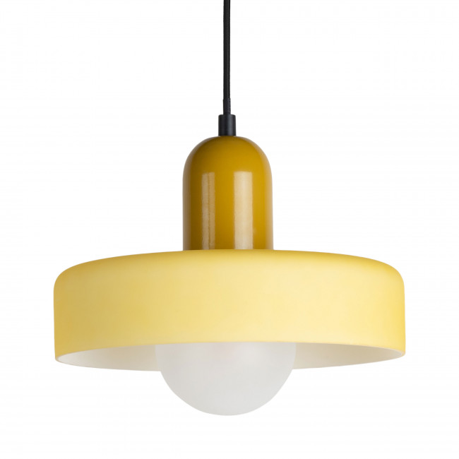 Opaco Grato - Suspension en métal avec abat-jour cylindrique