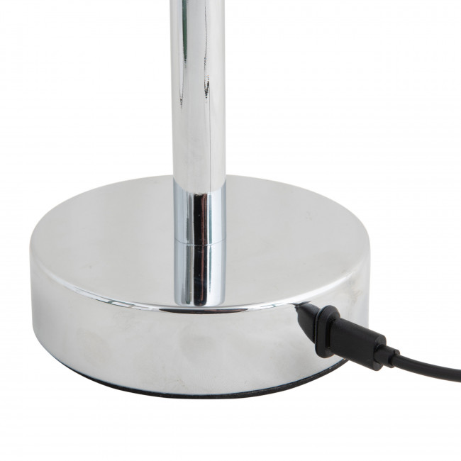 James - Lampe de table en métal avec abat-jour cylindrique